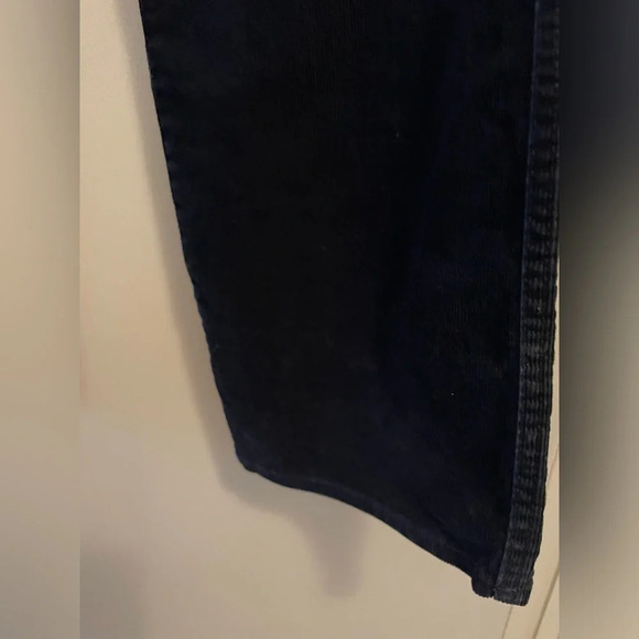J Crew Favorite Fit Corduroy Pants Dark Blue Size 6 Short - Picture 2 of 11